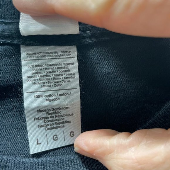 Embroidered T-Shirt "I Don't Give A Sip" Size L - Picture 4 of 4